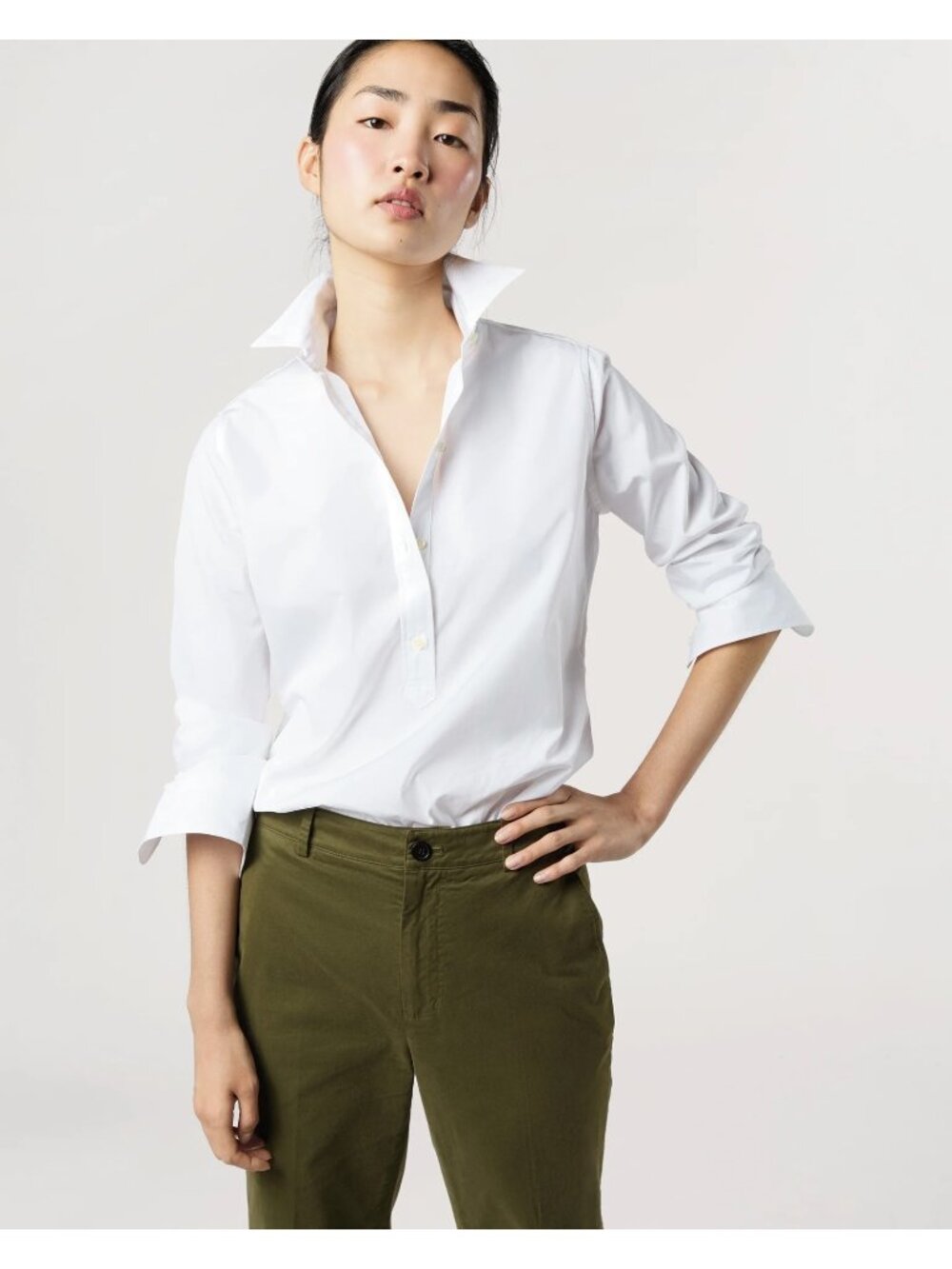 V-51. Ann Mashburn Tomboy Popover Shirt